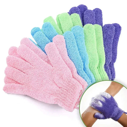 Skorter | Exfoliating Bath Gloves for Shower – 2 Pack