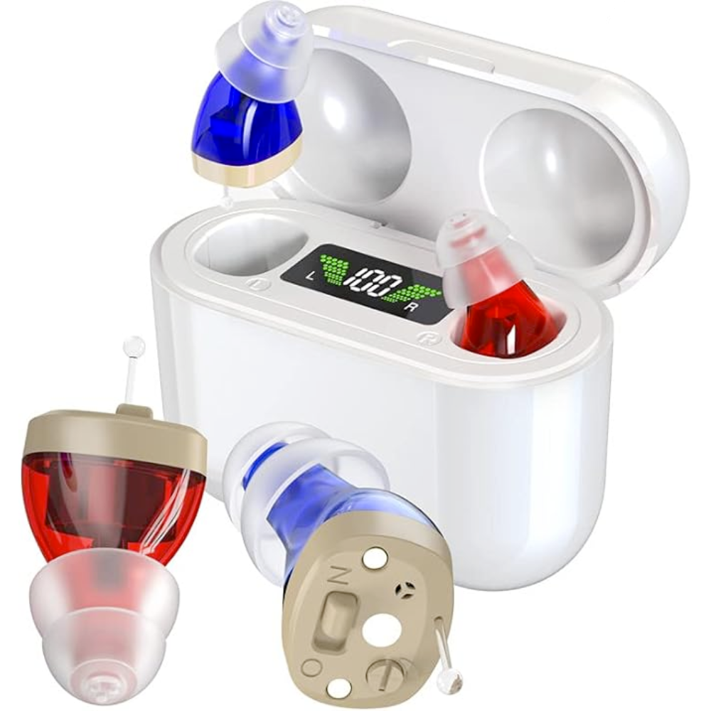 Skorter | Invisible Rechargeable Hearing Aids for Adults (Pair)