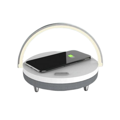 Skorter | 3-in-1 LED Lamp, Bluetooth Speaker & Wireless Charger | Smart Desk Light
