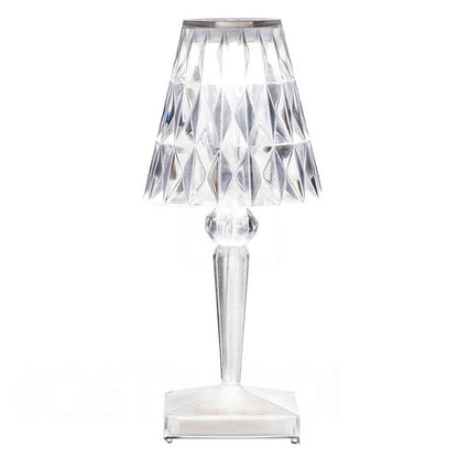 Skorter | CrystalGlow - Dimmable Acrylic Table Lamp with Luxury Light Design for Living Room & Bedroom