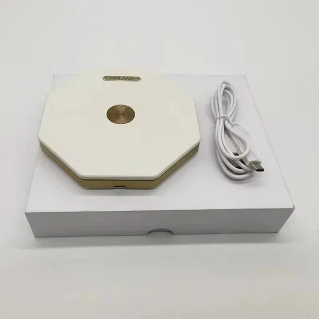 Skorter | CrystalGlow - Rechargeable Crystal Table Lamp, Wireless LED Lighting with Dimming Function