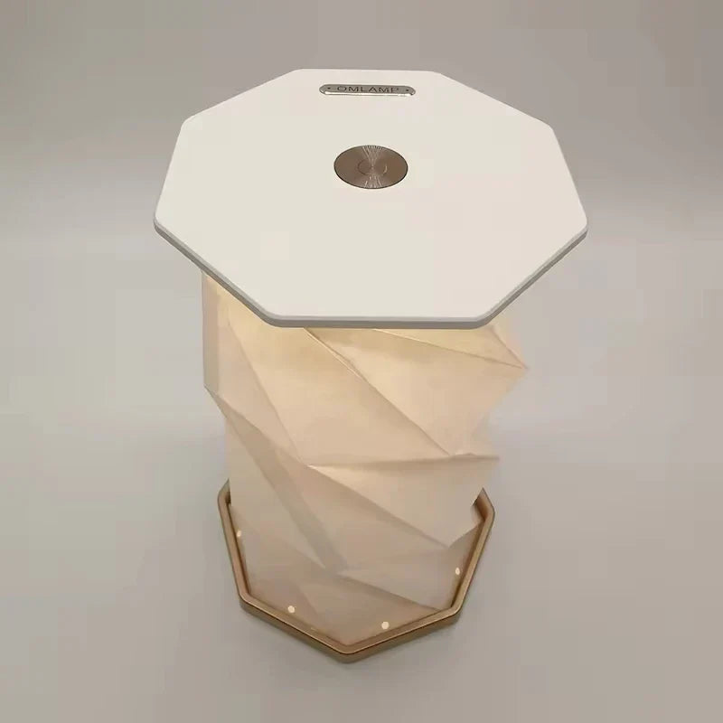 Skorter | CrystalGlow - Rechargeable Crystal Table Lamp, Wireless LED Lighting with Dimming Function