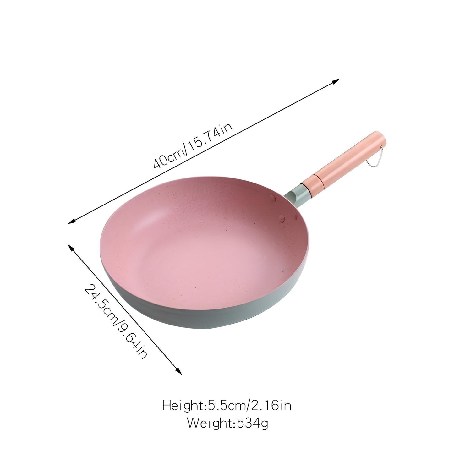 Skorter in aluminum pink and turquoise blue