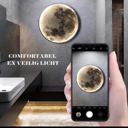 Skorter | LunaGlow – Adjustable Moon Wall Light with LED Ambience