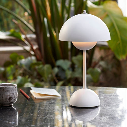 Skorter | Adjustable brightness flower pot lamp - Italian rechargeable table lamp VP3
