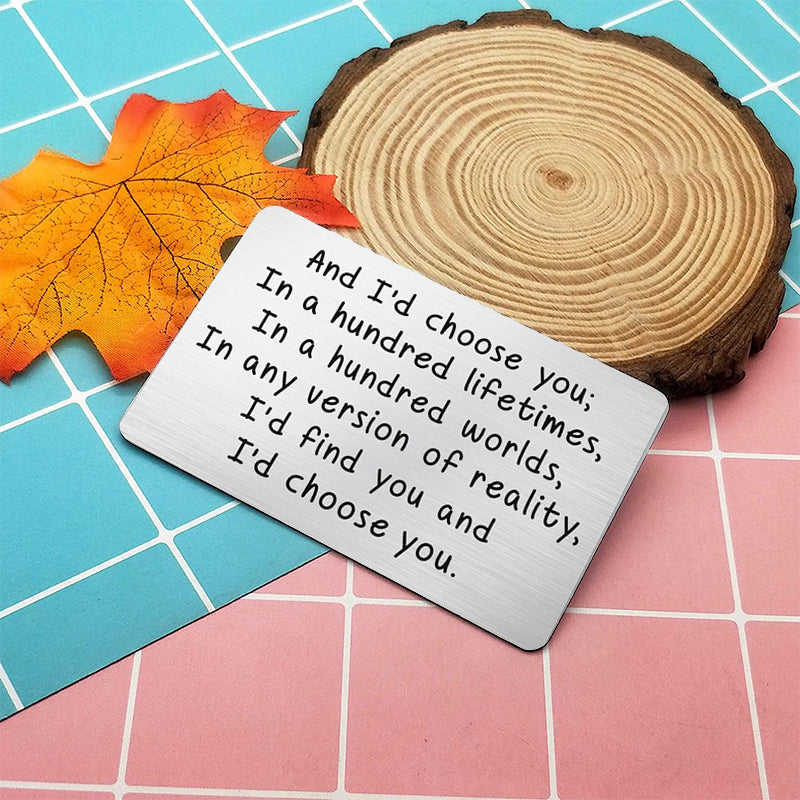 Skorter | Anniversary gifts for couples, long-distance use wallet card for him