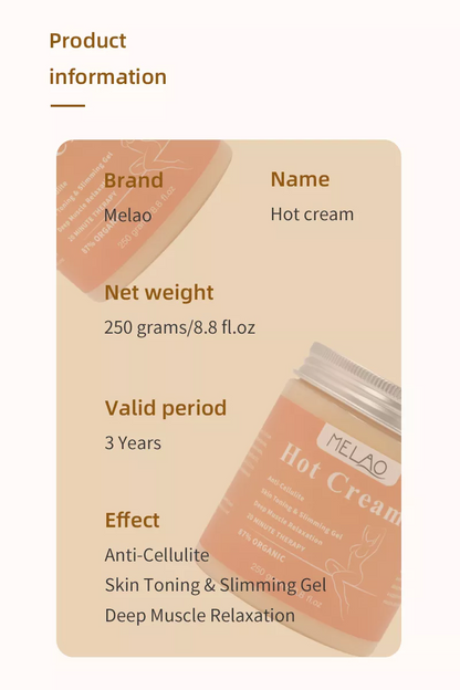 Skorter | Ultimate Shape Cream – ökar fettförbränningen – minskar celluliter – 500 ml – väggklocka