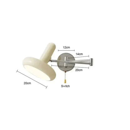 Skorter | Adjustable Metal Swivel LED Wall Lamp 3000K Warm Light