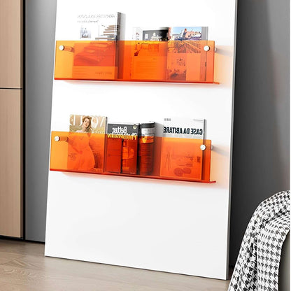 Skorter | Acrylic Wall-mounted Floating Magazine Rack