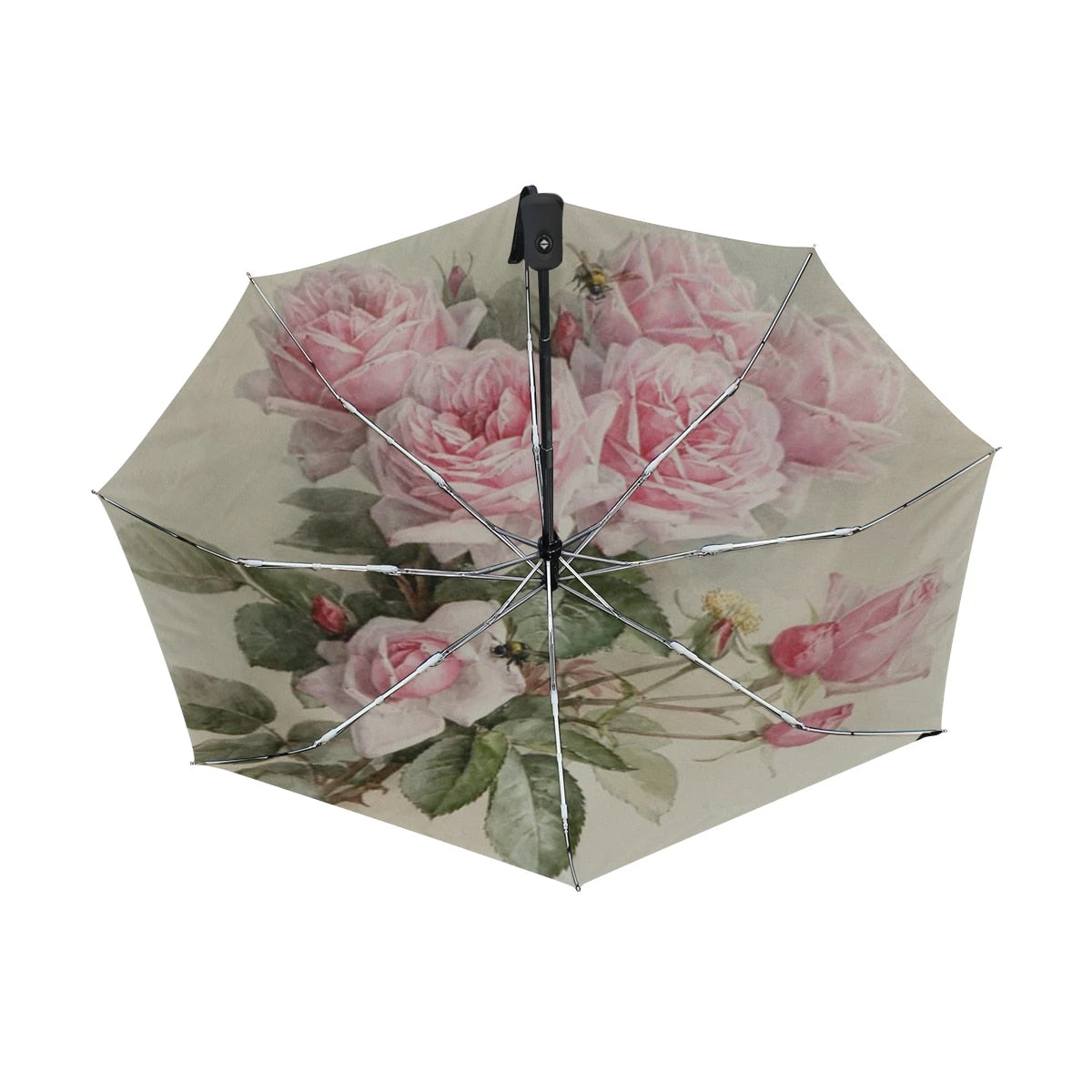 Skorter | Automatic Folding Flower Print Umbrella