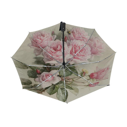 Skorter | Automatic Folding Flower Print Umbrella