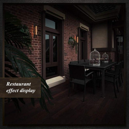 Skorter | Vintage Wall-Mounted LED Light – Timeless Design with Elegant Matte Black Finish