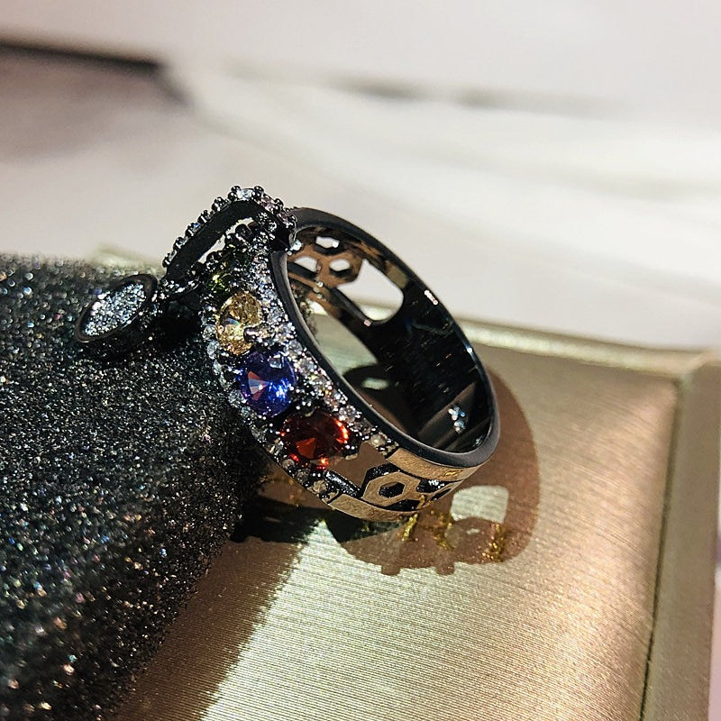 Skorter | Vintage-Inspired Zircon Filled Fashion Jewelry Rings