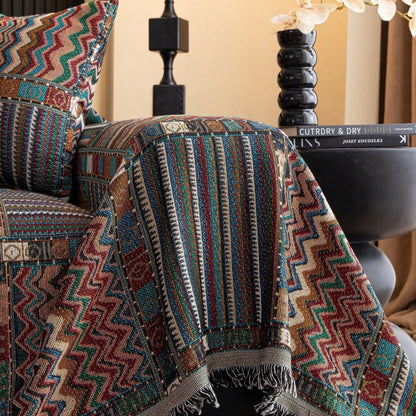 Skorter | Aurora Stripes Boho Sofa Cover