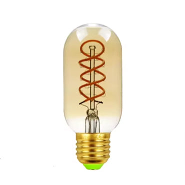 Skorter | Vintage industrial ampule-shaped LED Edison globe with woven filament pattern