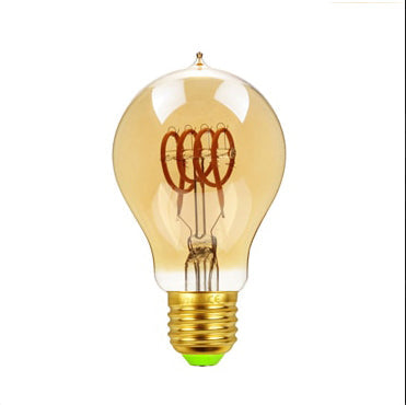 Skorter | Vintage industrial pear-shaped LED Edison globe with filament pattern cable