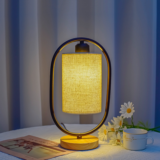 Skorter | Vintage LED Wood Table Lamp