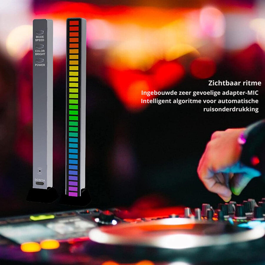 Skorter | Smart Sound-Activated RGB Light Bar | Music Sync LED Ambient Lighting
