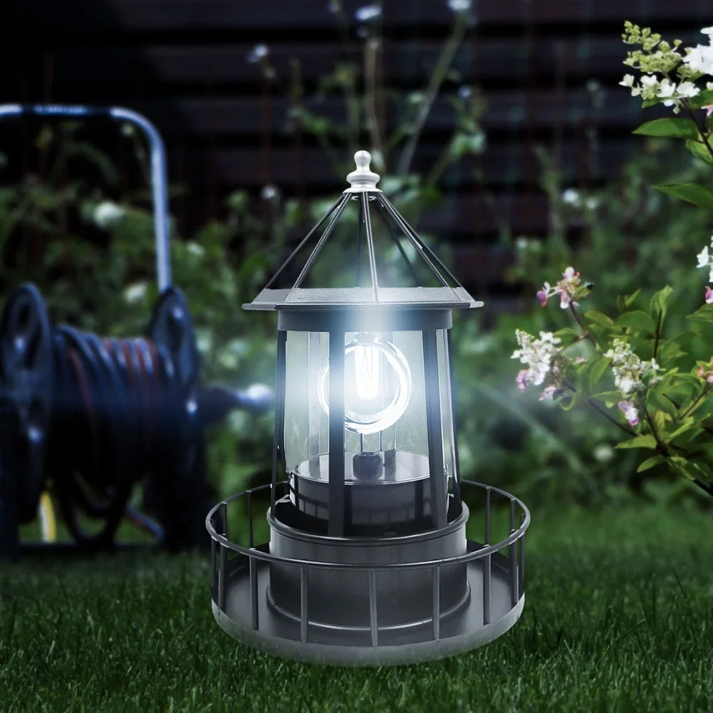 Skorter | LumiTower - Adjustable Solar LED Lighthouse for Outdoor
