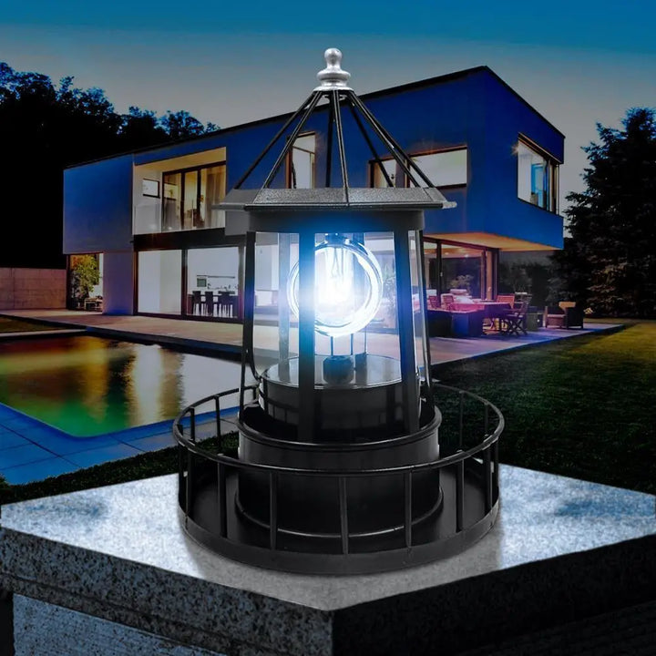 Skorter | LumiTower - Adjustable Solar LED Lighthouse for Outdoor