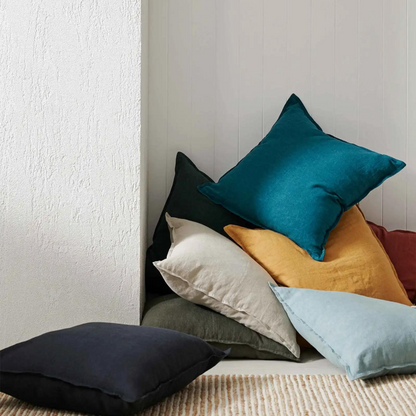Skorter | Como Cushion 50cm x 50cm - Linen fabric
