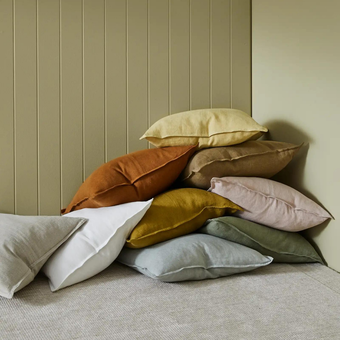 Skorter | Como Cushion 50cm x 50cm - Olive