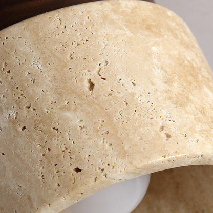 Skorter | Industrial Modern Beige Stone Wall Lamp