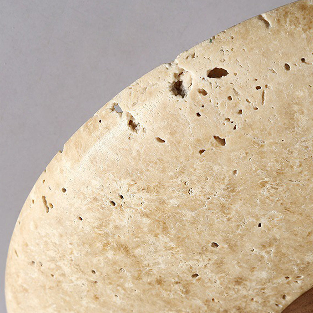 Skorter | Industrial Modern Beige Stone Wall Lamp
