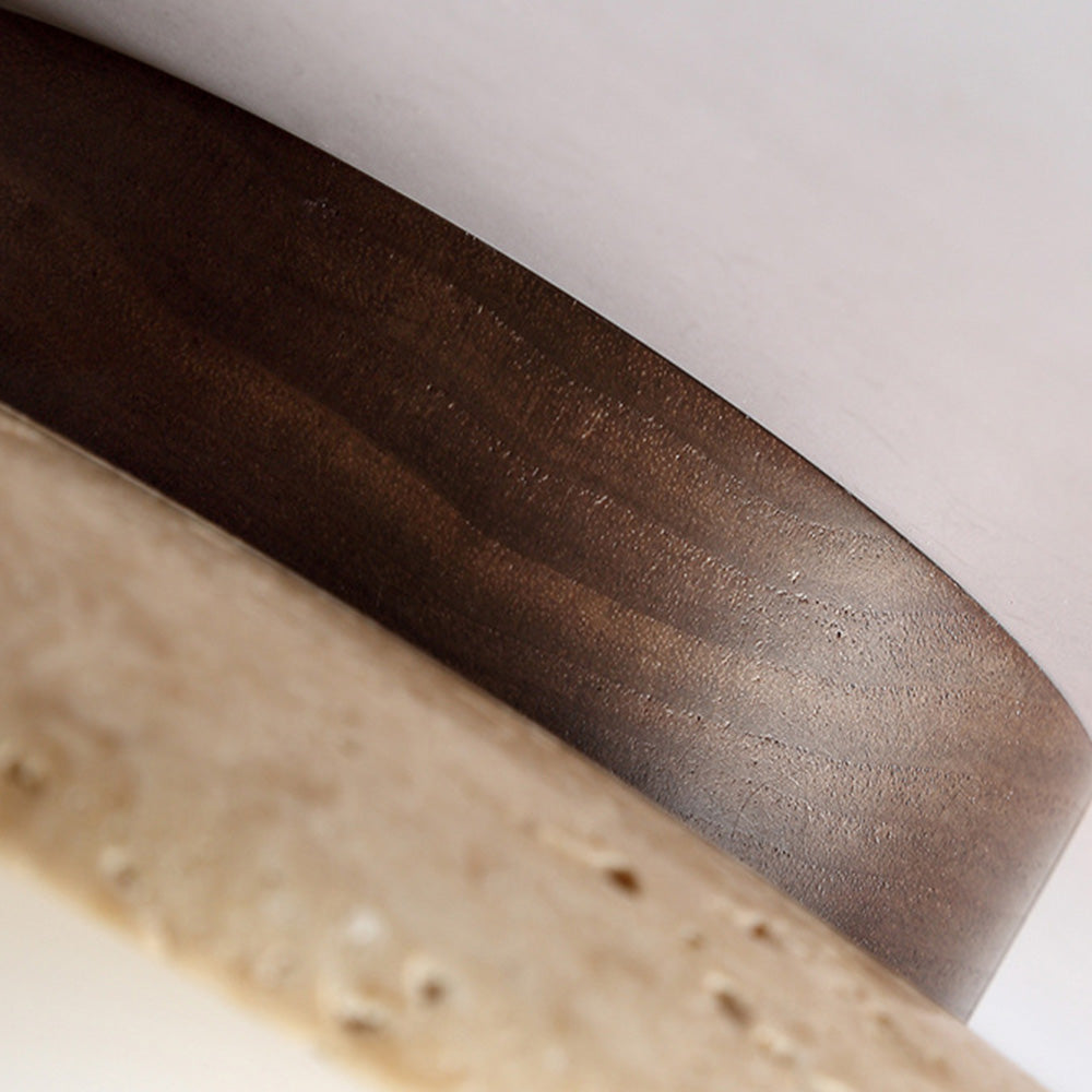 Skorter | Industrial Modern Beige Stone Wall Lamp