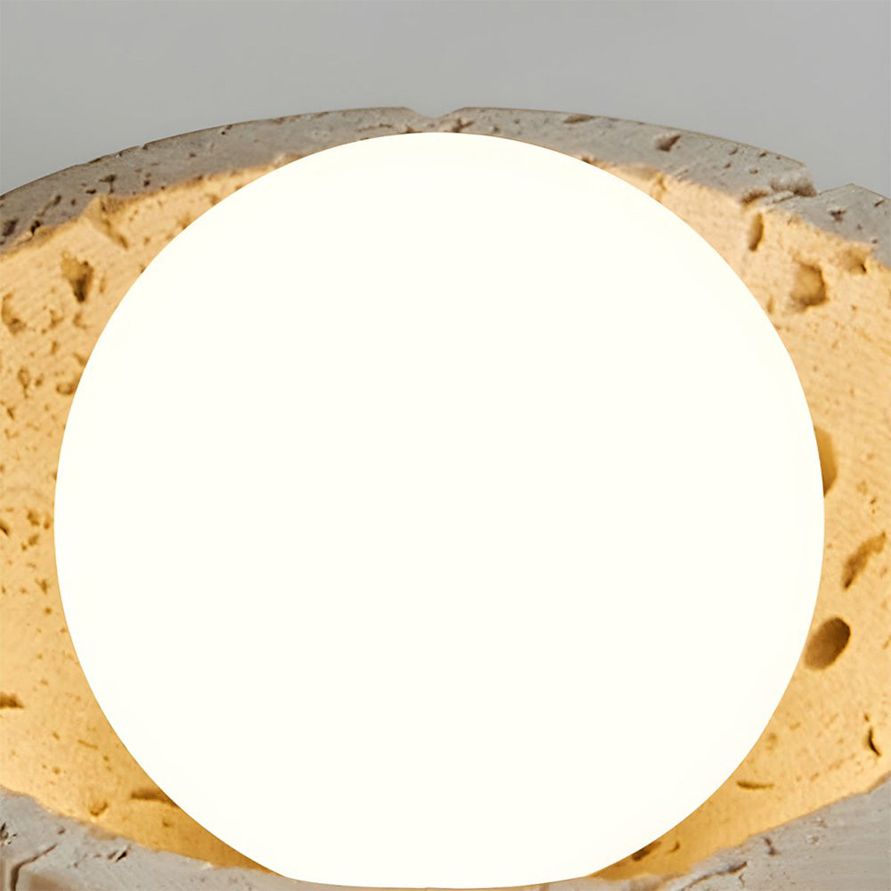 Skorter | Industrial Modern Beige Stone Wall Lamp