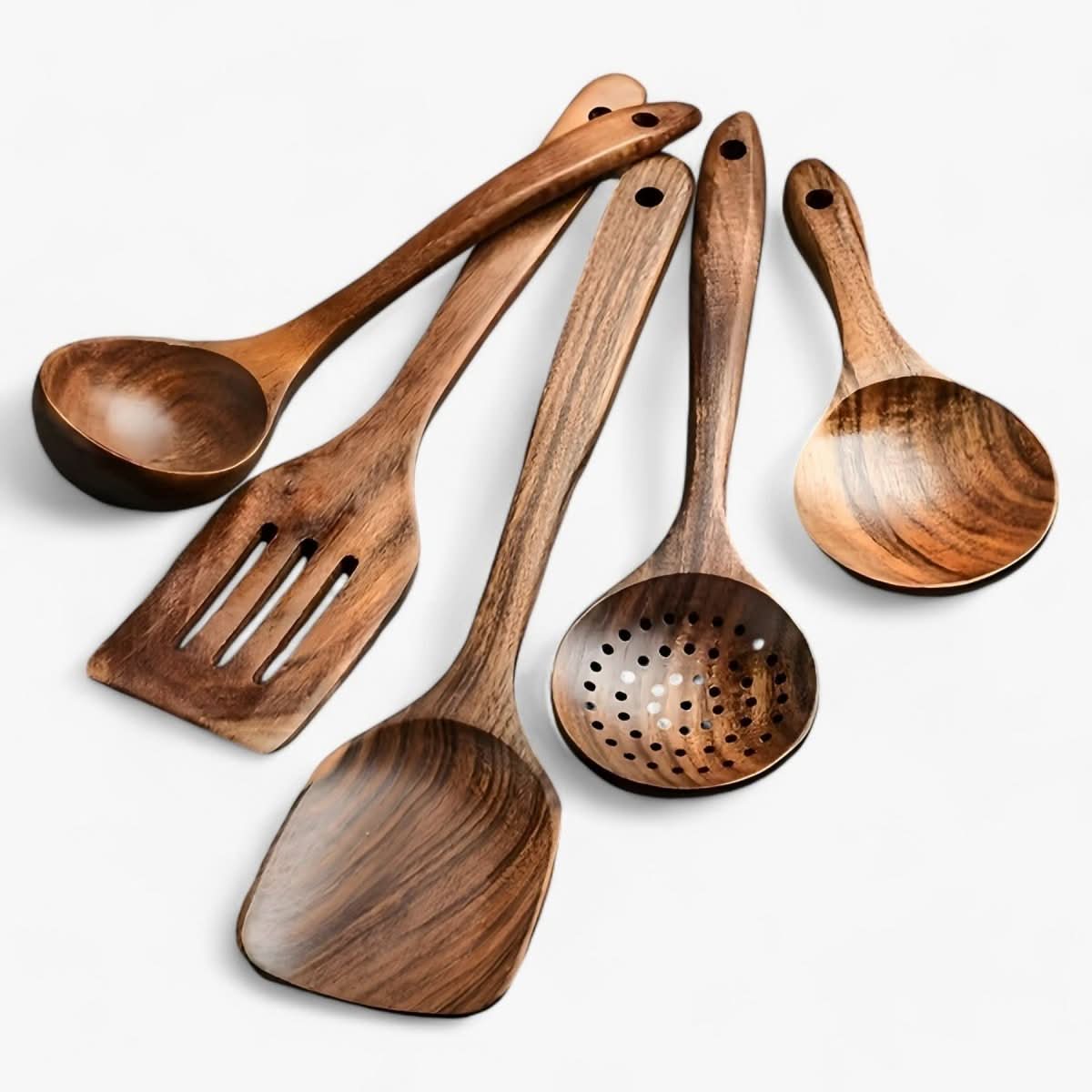 Skorter | 11-piece kitchen utensil set made of heat-resistant wood