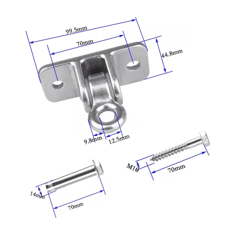 Skorter | 304 Stainless Steel Sandbag Buckle Ring Swing Fixed Holder, Luxury Version