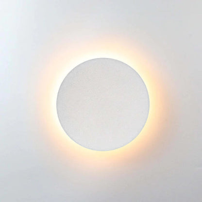 Skorter | LunaGlow - Minimalist LED Wall Lamps Black Metal for Garden and Hallway