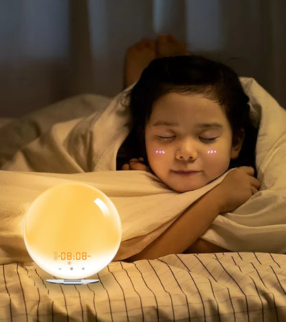 Sunrise Alarm Clock White Noise Sound Machine 7 Colors Night Light for Kids & Adult