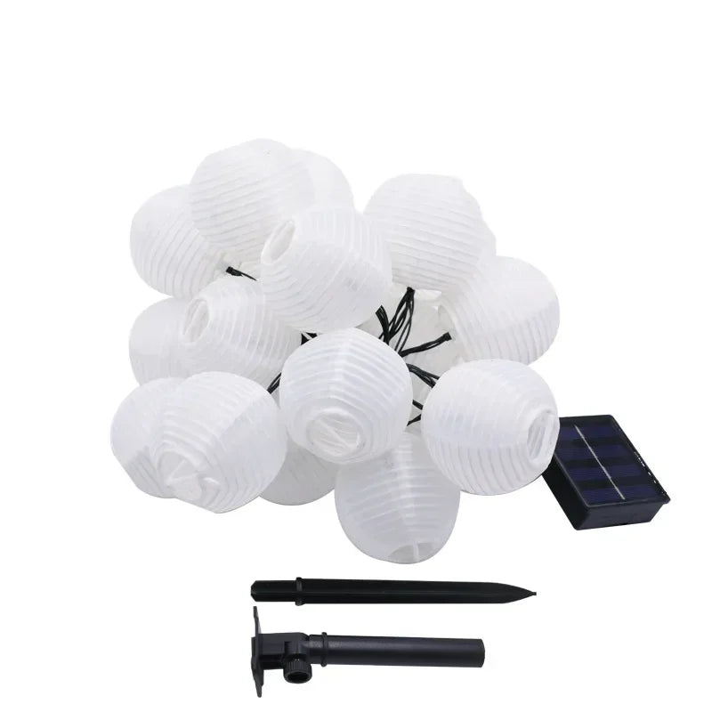 Skorter | SunShade Solar Lantern String Lights – Weatherproof Outdoor LED Decoration