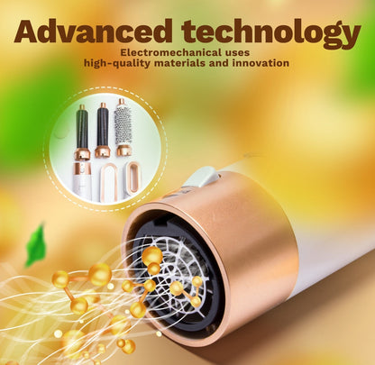 Skorter | 5-in-1 Hair Styler | Auto Curler, Blow Dryer & Flat Brush for All Hair Types at Home