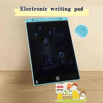 Skorter | 12-inch LCD writing tablet - erasable doodle board for kids, reusable learning notebook