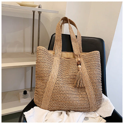 Skorter | EcoChic Handbag – Stylish Rattan Women's Bag | Sustainable Everyday Tote