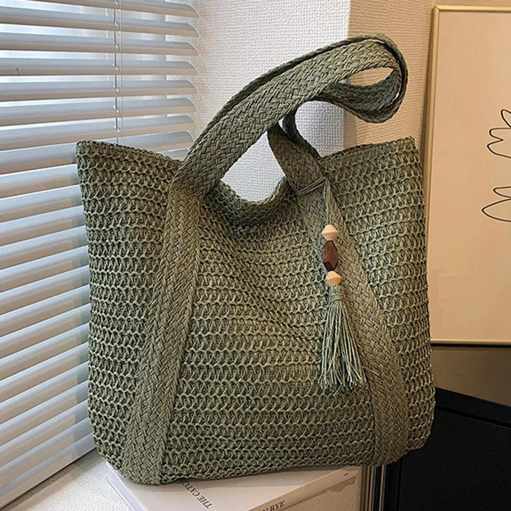 Skorter | EcoChic Handbag – Stylish Rattan Women's Bag | Sustainable Everyday Tote