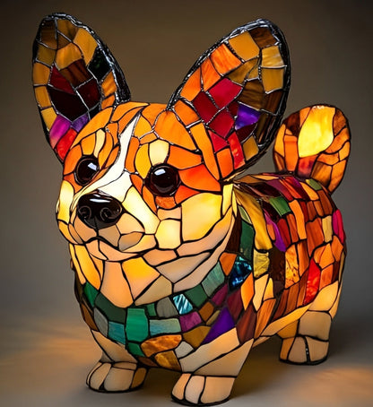 Skorter | GlowPaw Dog Tribute Lamp – Handmade Acrylic Night Light for Dog Lovers (USB Powered)