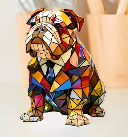 Skorter | GlowPaw Dog Tribute Lamp – Handmade Acrylic Night Light for Dog Lovers (USB Powered)