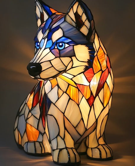 Skorter | GlowPaw Dog Tribute Lamp – Handmade Acrylic Night Light for Dog Lovers (USB Powered)