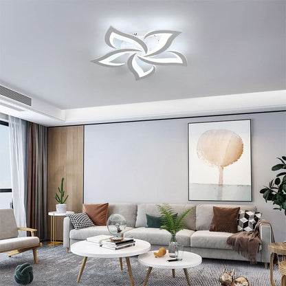 Skorter | Modern Flower-Shaped LED Ceiling Light for Home Décor