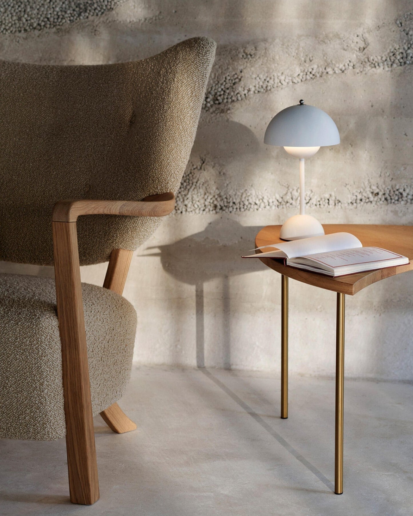 Skorter | NordLight – LED Table Lamp Scandinavian Design, dimmable and sustainable in metal