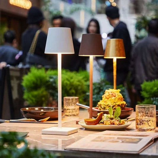 Skorter | Luminara™ | Modern Rechargeable LED Wireless Table Lamp | Portable Lighting for Home, Office & Outdoor Use