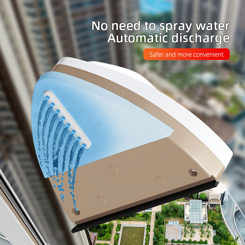 Skorter | Dubbelskiktad fönsterputsare med automatisk vattenutlopp