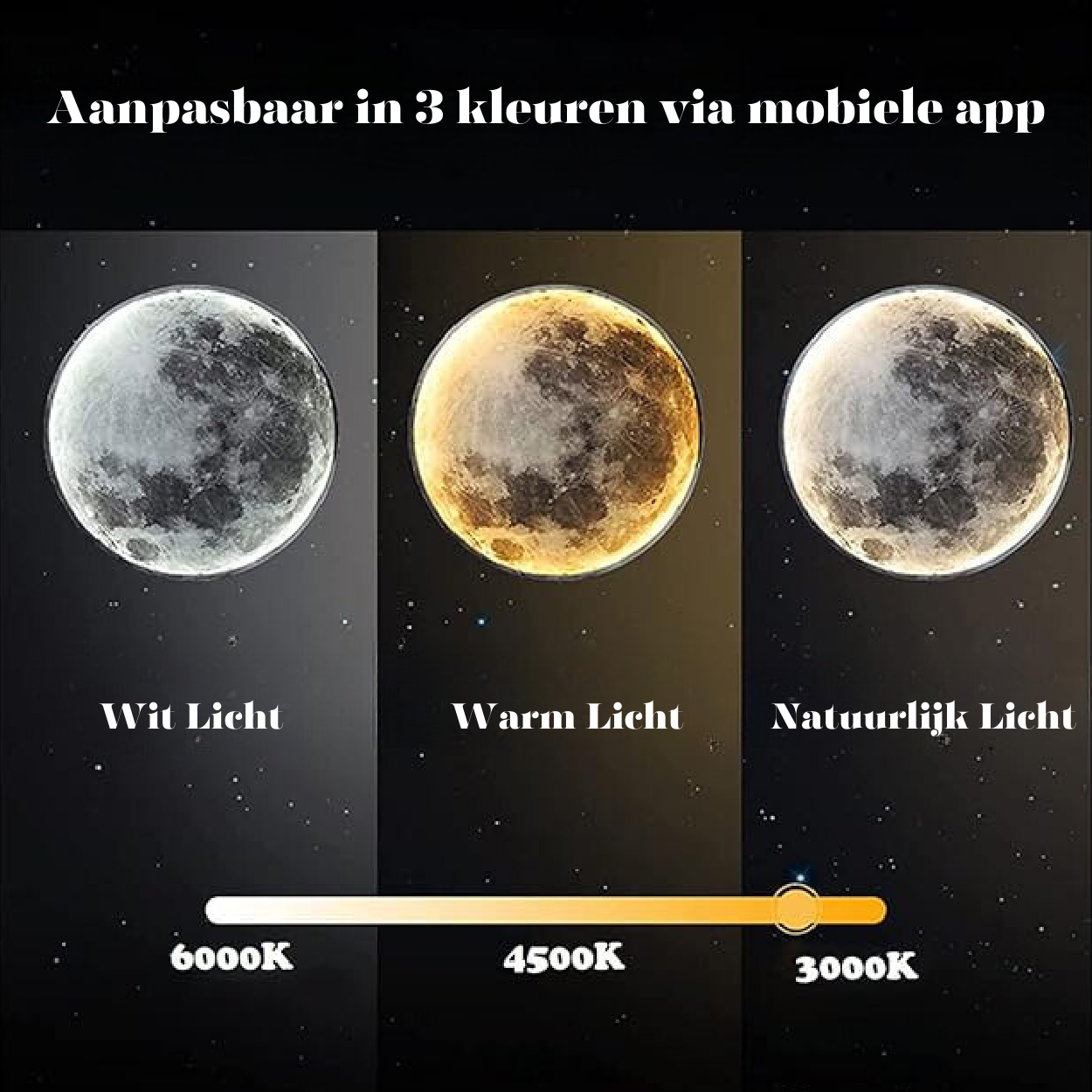 Skorter | LunaGlow – Adjustable Moon Wall Light with LED Ambience