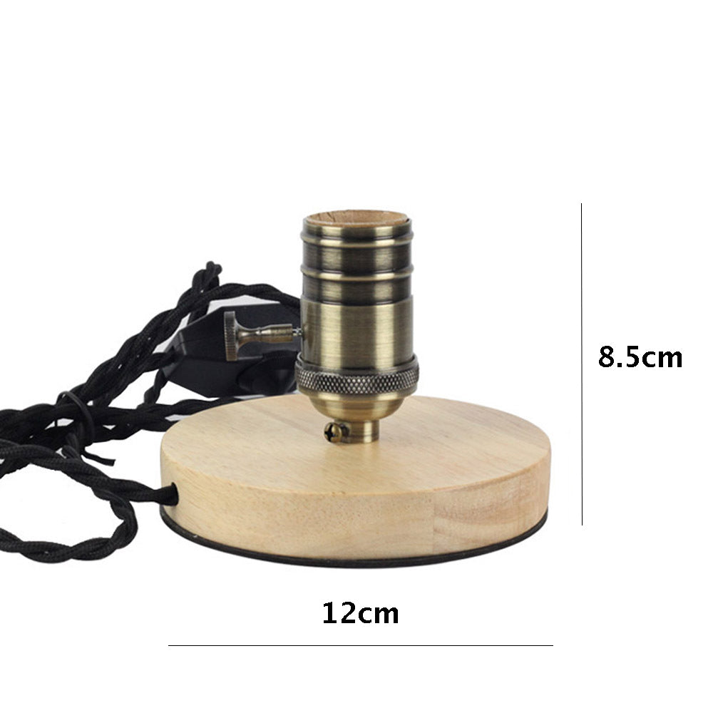 Skorter | E27 Bulb Wood & Metal Sockets