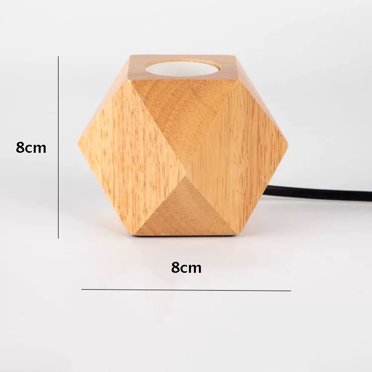 Skorter | Vintage industrial large LED Edison globe with wood filament pattern
