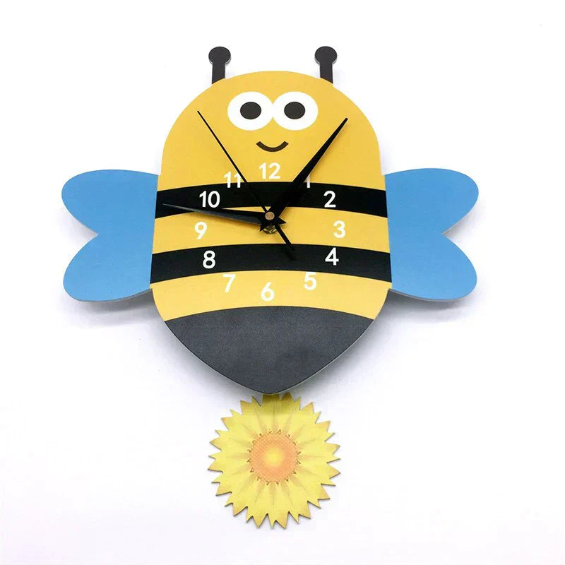 Skorter | Wall Clock - ZooTime - Cute Animal Design - Perfect for Children's Room